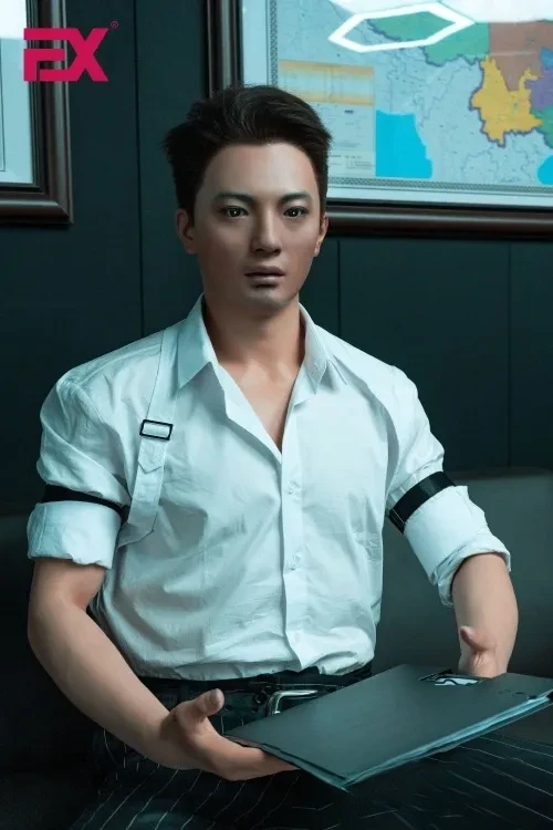 EXDOLL Cloneシリーズ 诺「Kevin」 173cmイケメン 男性型ラブドール フルシリコン製 シームレスヘッドとボディの一体型リアルドール ノーマル肌 ペニス一体式