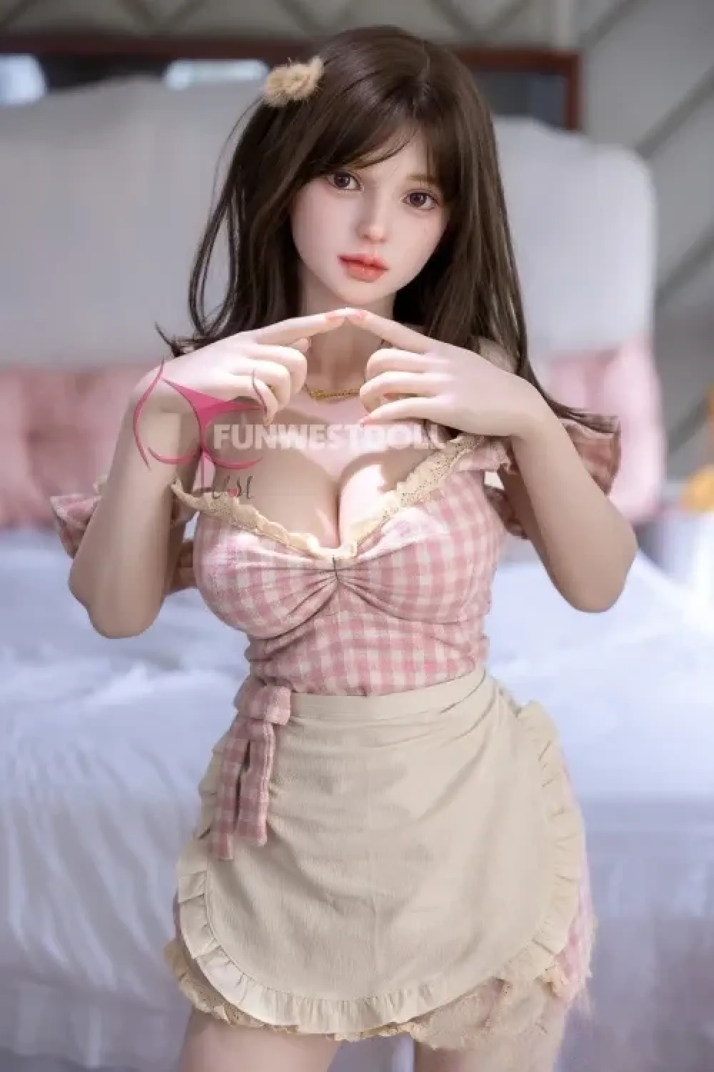 Funwest Doll #036 Lily 152cm清楚系 ラブドール 等身 大 美しい女性 リアル セックス 人形 TPE製 Dカップ 白い肌