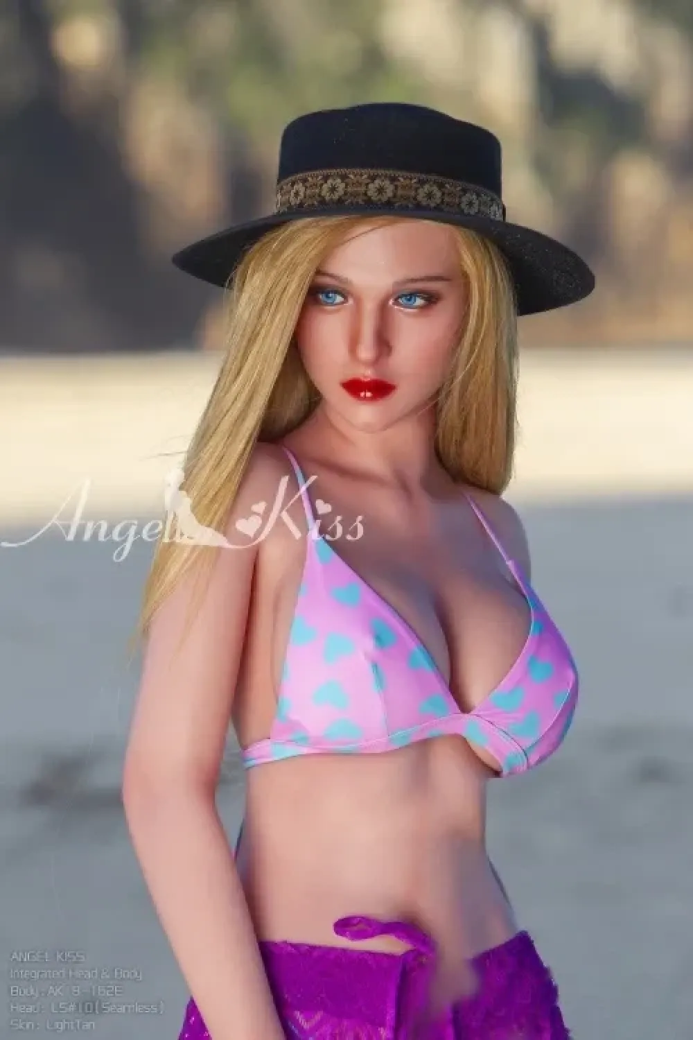 Angelkiss LS#10 亜津絵 162cm海外熟女ダッチワイフ フルシリコン製 シームレスヘッドとボディの一体型ラブドール 高級アダルト 等身大ドール Eカップ 小麦肌