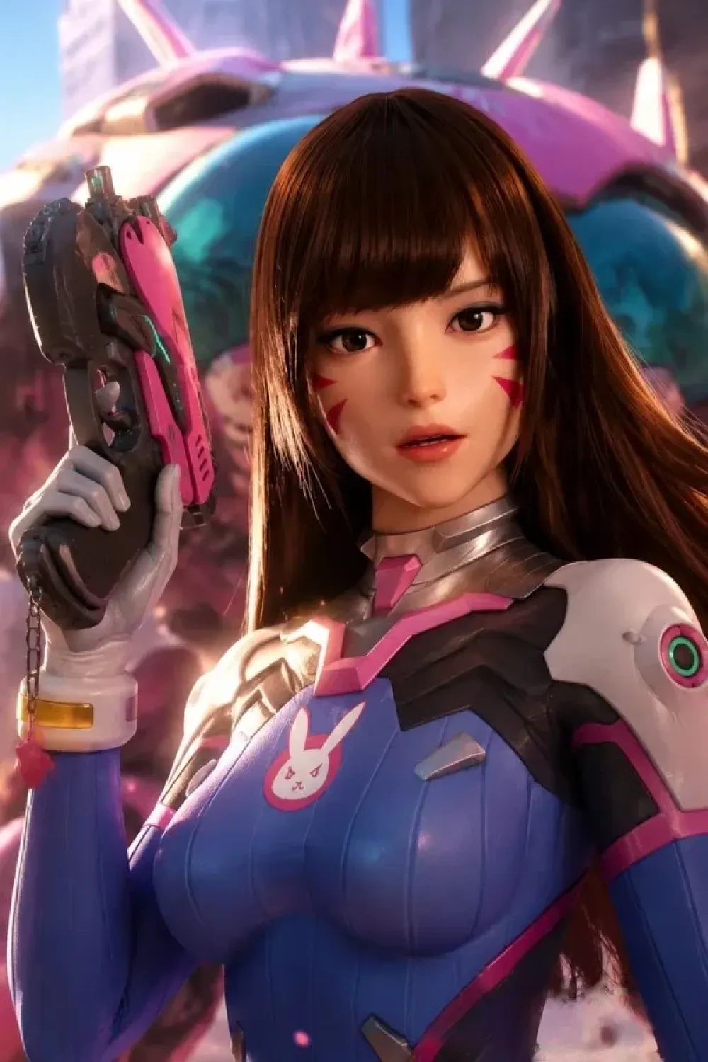 Game Lady No.46-1 D.VA 167cm フルシリコン製 コスプレ系 ラブドール ゲーム かっこいい 等身大人形 Dカップ ノーマル肌