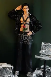 Realing 景明「Jensen」 185cm高身長 クールで魅力的な男性 フルシリコン製 高級 リアル人形 女性向けラブドール ノーマル肌