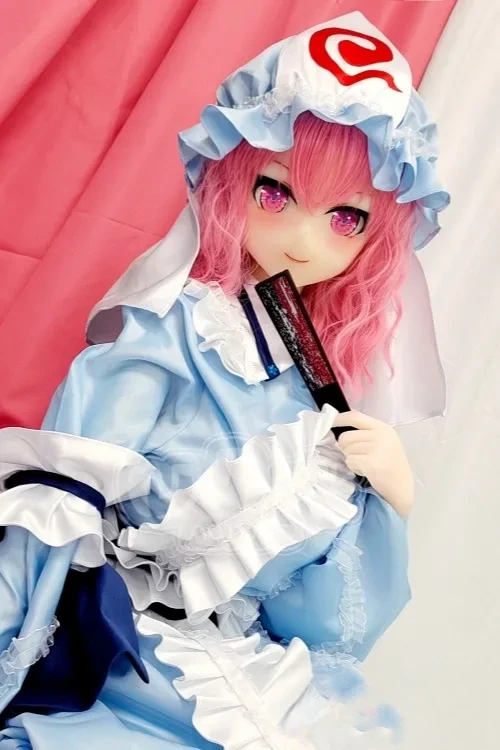 Aotume Doll 凹凸咪#101 西行寺幽々子 155cmアニメキャラクターのコスプレラブドール 可愛いリアル巨乳ドール Hカップ TPE製 白い肌