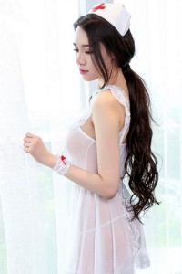 セクシーナース制服レースランジェリーセット
