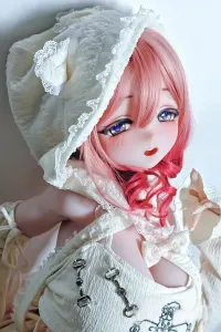 Elsa Babe AHR023番 諏訪部晴香「Suwabe Haruka」 144cm Gカップ シリコン製 アニメ 系ラブドール気だるげ 二次元人形 ピンク肌