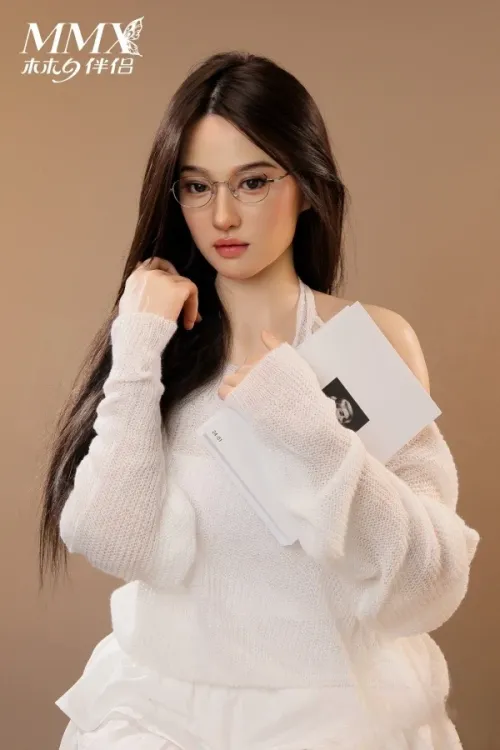 MMXDOLL（木木夕） 夢菲「Mengfei」 ROS口腔選択可 165cm知的で魅力的な眼鏡熟女 フルシリコン製セックス人形 Eカップ ノーマル肌