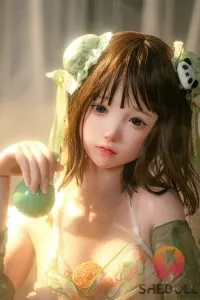 SHE DOLL 中秋節シリーズ 北栀 2.0 口開閉＆口腔模擬付き 148cm等身大 可愛い娘ラブドール 可憐系美少女セックスドール Dカップ ノーマル肌 掲載画像はフルシリコン製