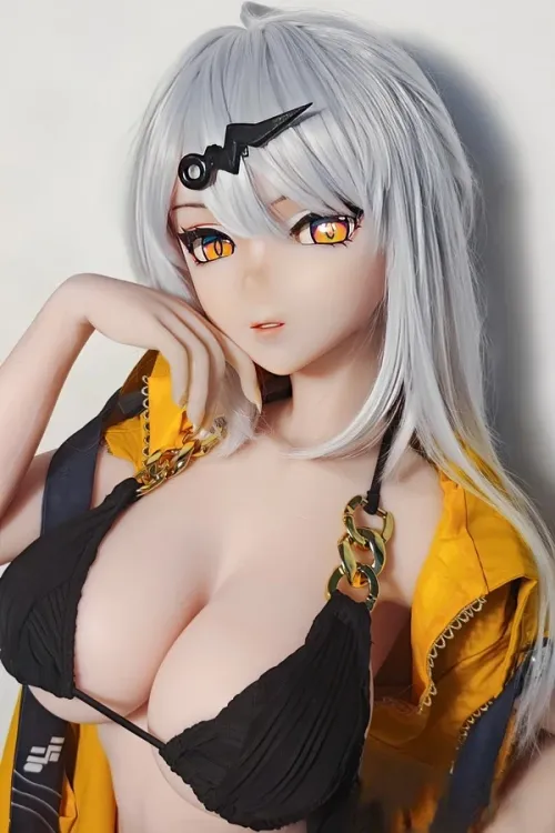 Elsa Babe AHR020番 玄羽時子「Genba Tokiko」 148cm L大胸 フルシリコン製 コスプレ美人 COS仪玄 セクシー アニメ 系 ラブドール ピンク肌