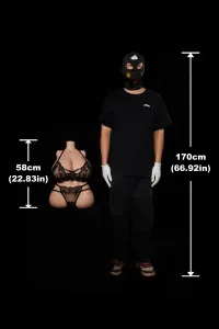 CLM(Climax Doll) ULW(超軽量化)シリーズ 14.9kg PW-U58(Nature) 半身 シリコン製 トルソー 熟女ボディ 大人向けラブドール