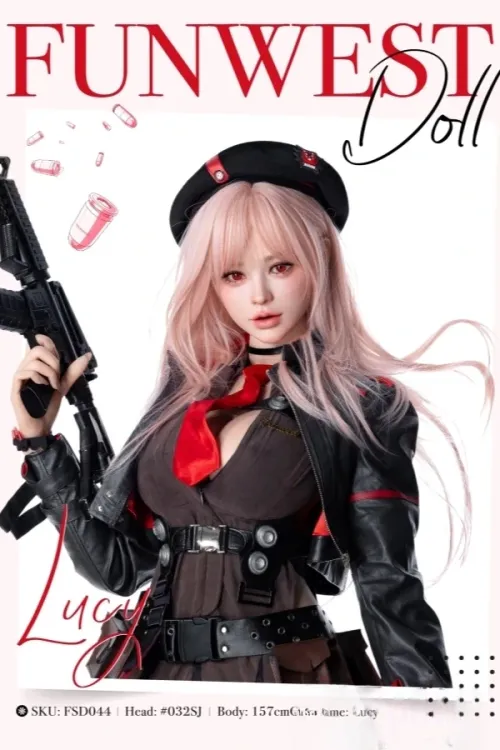 Funwest Doll #032SJ Lucy ROS顎機能付き 157cm Gカップ シューターキャラ フルシリコン製 清楚美人ラブドール 2.0リアルな皮膚メイク付き ノーマル肌