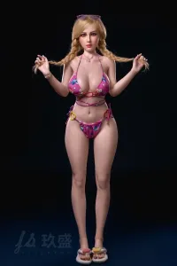 Jiusheng Doll #12 Elizabeth 155cm金髪ダッチワイフ 外国美人 フルシリコン製ラブドール Fカップ ノーマル肌