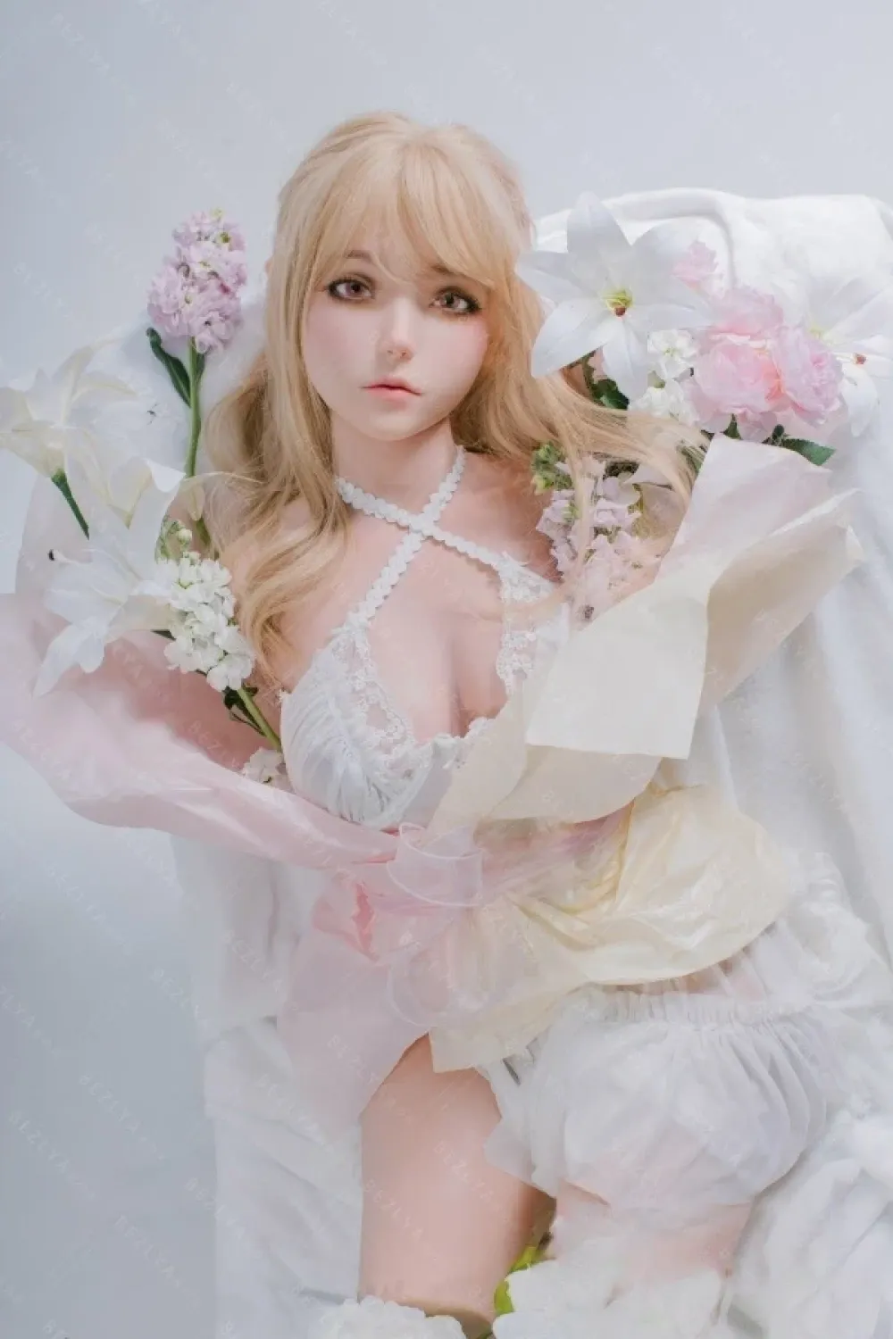 AITIA DOLL 2.2Uシリーズ 紫罗兰 Violet 1番メイク ROS口腔付き 花のエルフ 優雅系 半身ラブドール フルシリコン製 トルソー人形 Dカップ ノーマル肌
