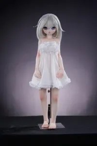 【在庫限り・再入荷なし】MOZU DOLL魔族人形 小小萌 65cm(三分SR級) 可愛い 2次元 ダッチワイフ PVCヘッド+シリコンボディ アニメ系 ミニラブドール ノーマル肌 宣材写真と同じ衣装