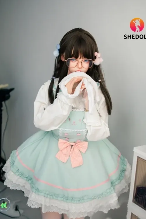SHE DOLL カスタムメイク 艾琳 2.0 口開閉＆口腔模擬付き 156cmフルシリコン製 童顔巨乳 ラブドール 癒しい 等身大ドール Eカップ ノーマル肌