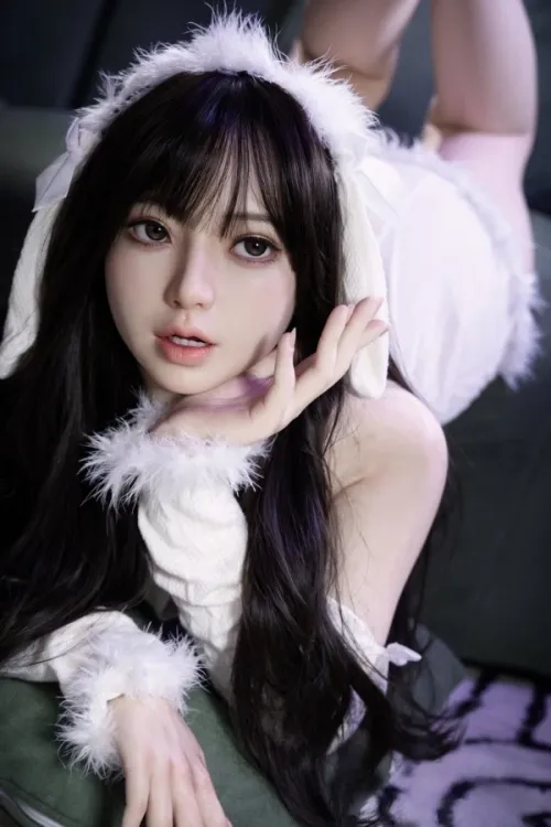 YUEDOLL 羽萱「Aurora」 ROS付き 158cm清純アジア美人 フルシリコン製 巨乳ラブドール Gカップ ノーマル肌 掲載画像はシームレスヘッドとボディの一体型